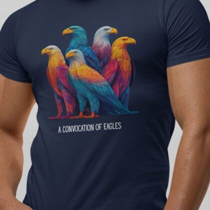 Convocation of Eagles T‑Shirt – Bold Eagle Wildlife Graphic Tee
