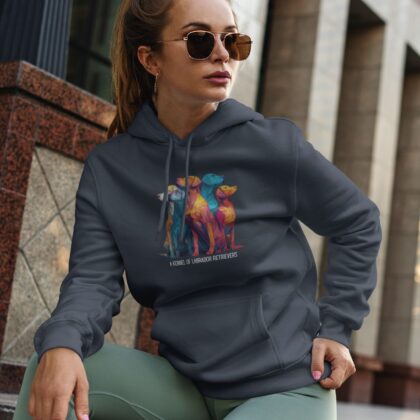 Labrador Retriever Hoodie – Casual Dog Lover Unisex Pullover