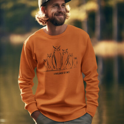 Parliament of Owls Sweatshirt - Soft, Warm Bird Enthusiast Shirt