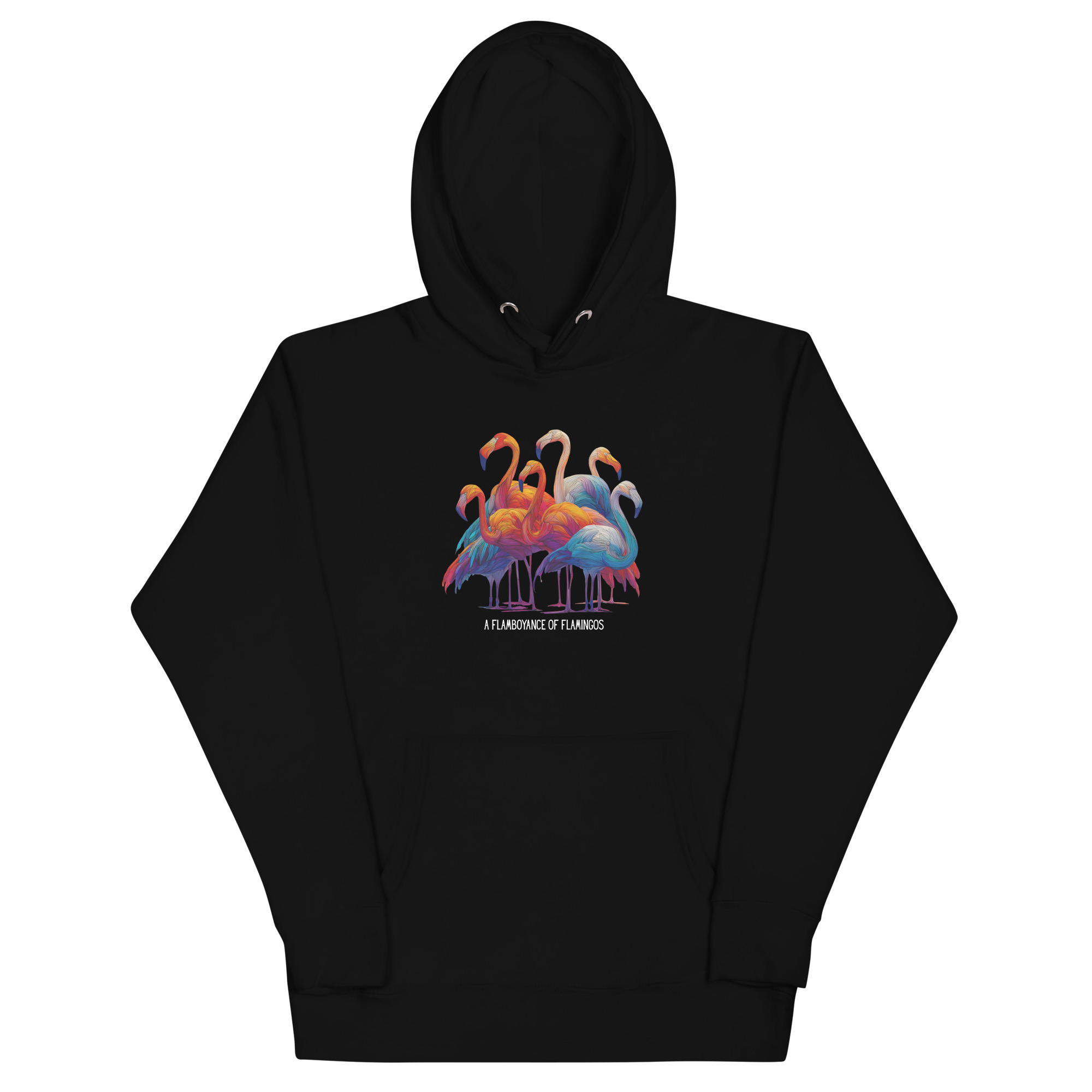 Flamingo Hoodie: Artistic Birdwear (Unisex Cotton Blend) - Image 16