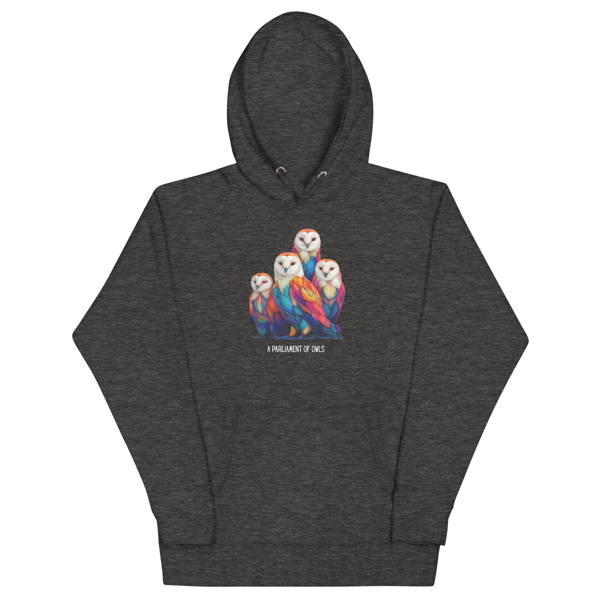 Owl Hoodie – Bold, Colorful Bird Design Unisex Pullover - Image 15