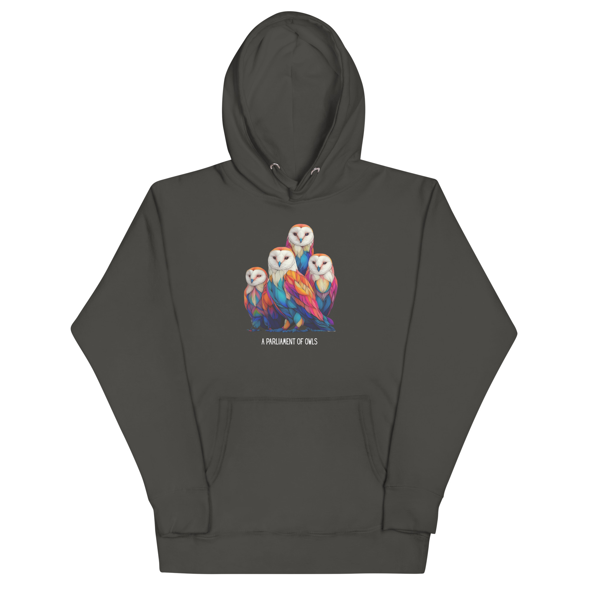 Owl Hoodie – Bold, Colorful Bird Design Unisex Pullover - Image 14
